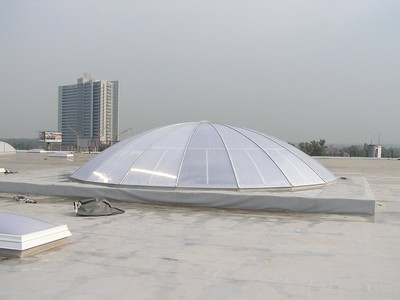 Атриум из сотового поликарбоната