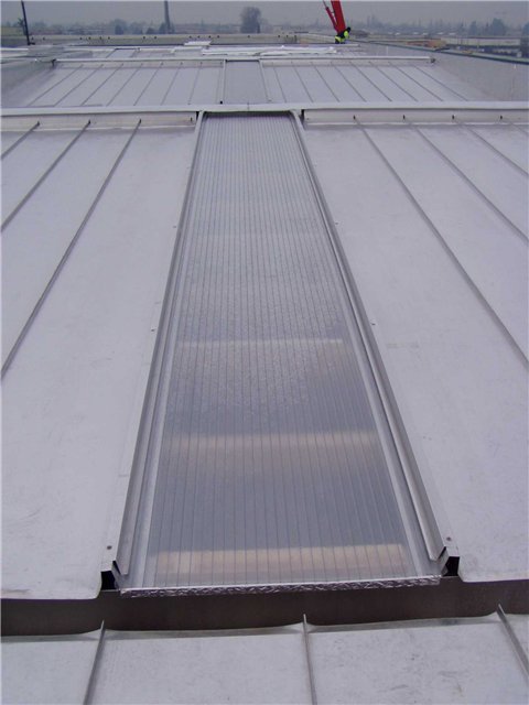 Светопропускающие фрагменты кровли.