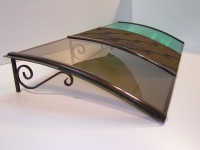 Козырек своими руками из кронштейнов