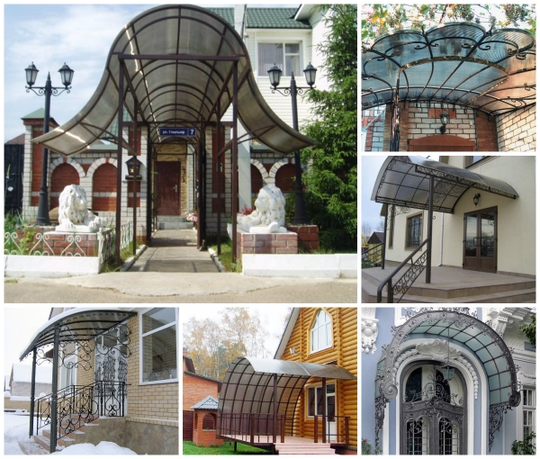 Навес из поликарбоната Навес из поликарбоната