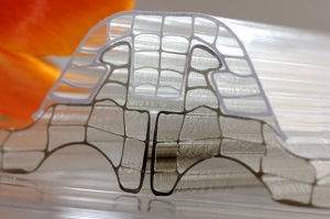 Модульная система из поликарбоната для кровли