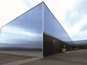 Фасадная модульная система из поликарбоната Фасадная модульная система из поликарбоната