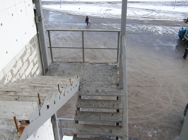 Первоначальный вид лестницы Первоначальный вид лестницы
