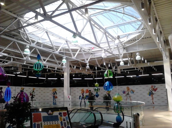 Атриум из поликарбоната в Киеве