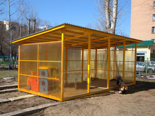 Детский павильон из поликарбоната Детский павильон из поликарбоната