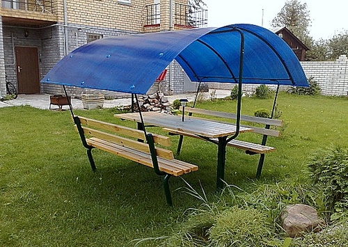 Беседка из поликарбоната Беседка из поликарбоната