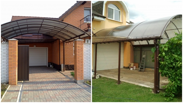 Навесы для автомобилей