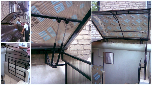 Козырек на входом