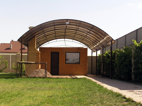 Навес из поликарбоната Запорожье